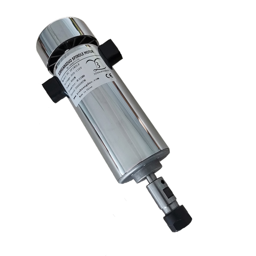 800W DC spindle Motor 0.8KW DC 0-110V 20000RPM CNC Carving Milling Air cold Spindle Motor For Engraving