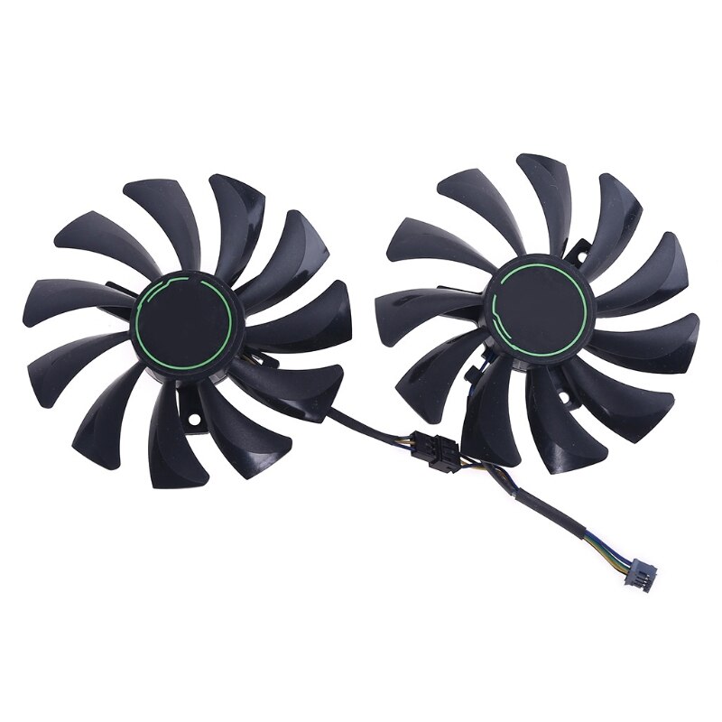 1 Pair HA9010H12F-Z 4Pin Cooler Fan Replacement for MSI GTX 1060 1660Ti RTX 2060 Graphics Card Fan