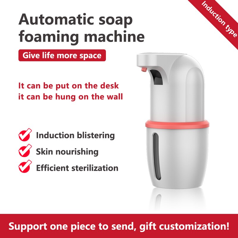 Touchless Badkamer Dispenser Smart Sensor Zeepdispenser Voor Keuken Hand Gratis Automatische Zeepdispenser 275 Ml Usb Lading