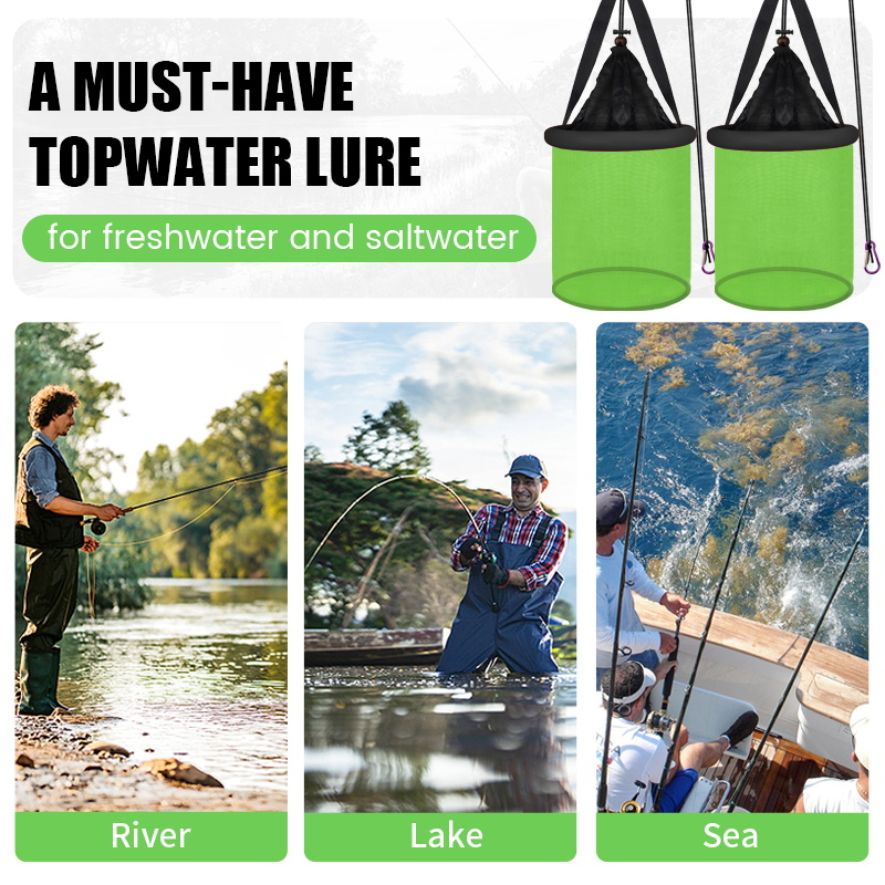 Rede de proteção de peixes de náilon, plástico pendurado preto verde, protetor de peixes preto laranja de náilon, dobrável portátil, peixe flutuante de alta qualidade g