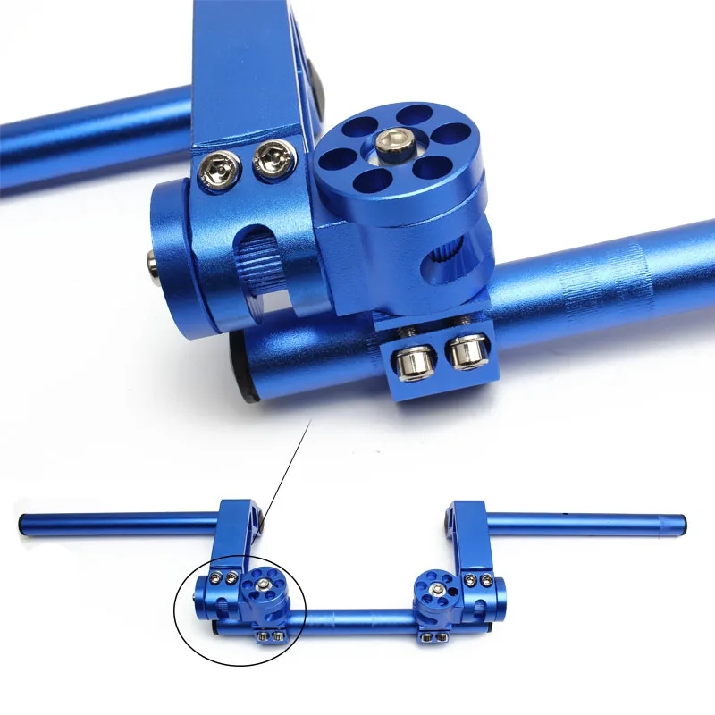 Motorrad 7/8 "22mm CNC Lenker abnehmbar verstellbar Lenkstange System 125ccm Grube Fahrrad Schmutz Fahrrad Moto-Cross Rolle