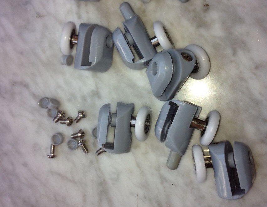 Rollers Voor Douche Od: 25Mm Deuren Wiel Katrol Up Roller + Down Roller