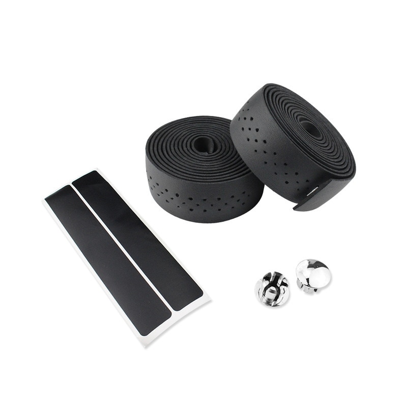 Mountain Bike Road Bike Leather Perforated Perforated Bicycle Handlebar Strap Of Bike With Breathable Belt Handlebar Wrapping