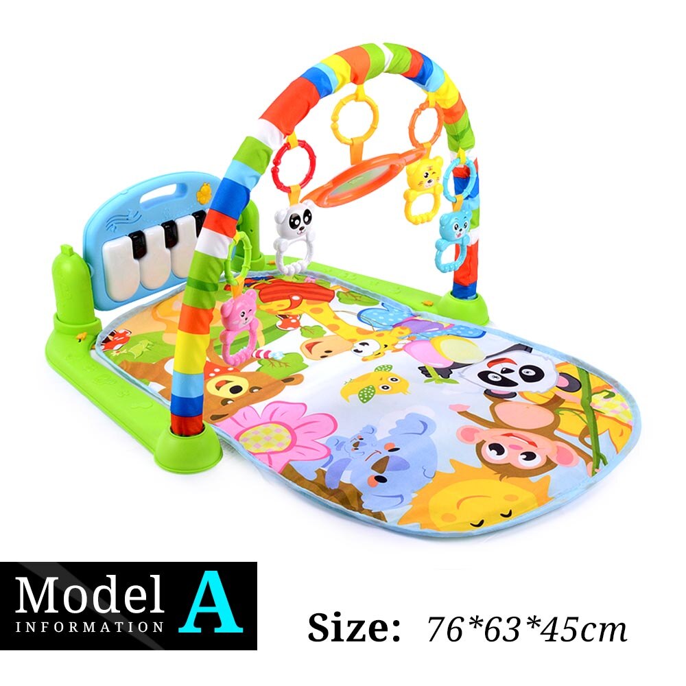 16 Stijlen Baby Muziek Rack Speelkleed Kid Rug Puzzel Tapijt Piano Toetsenbord Zuigeling Playmat Vroege Onderwijs Gym Kruipen Spel pad Speelgoed: Model A