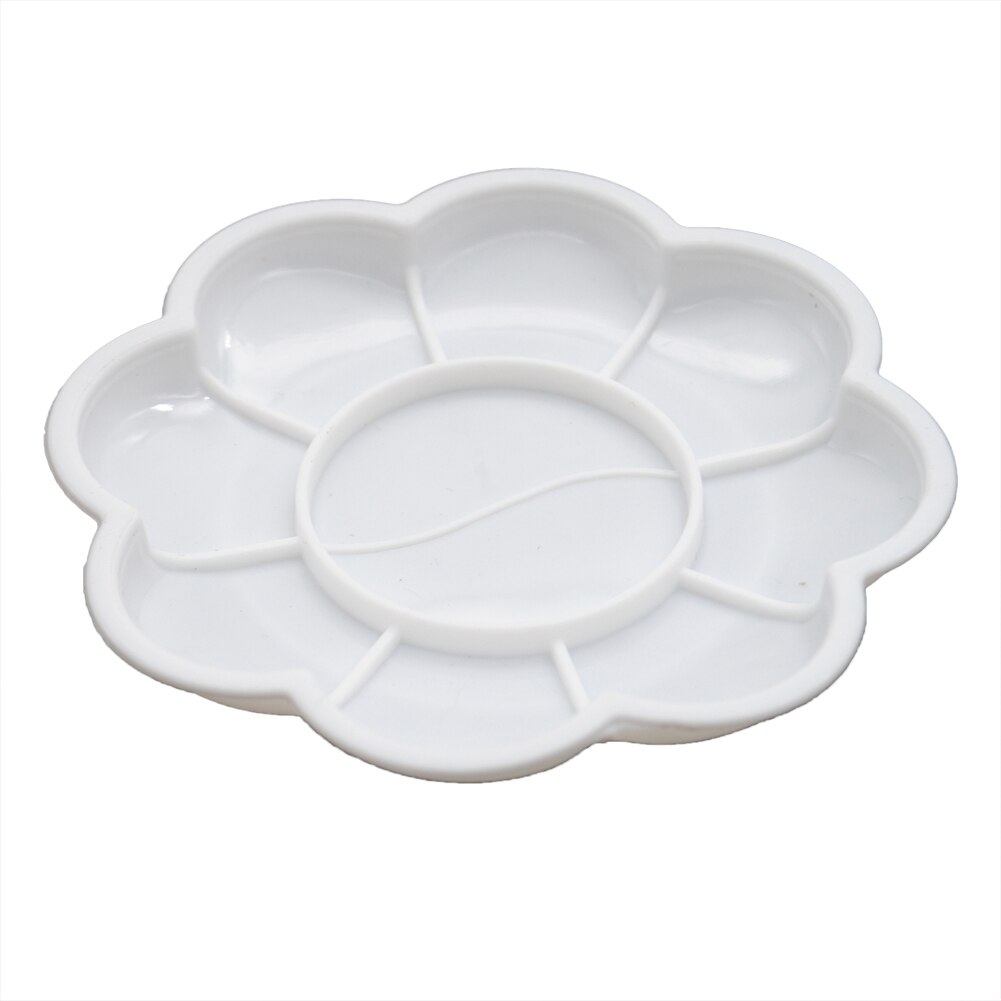 Newest Art Alternatives White Mini Paint Tray Plastic Small Color Palette Artist Watercolor Painting Supply Painting Tool