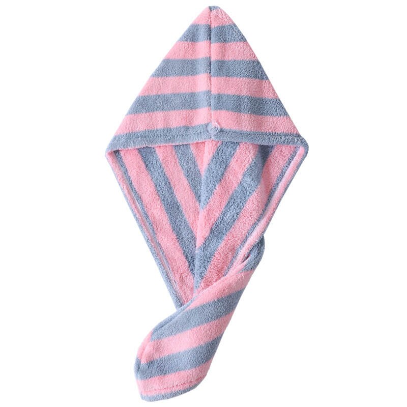 Microfiber Badhanddoek Haar Droog Sneldrogend Lady Badhanddoek Zachte Douche Cap Hoed Voor Dame Man Tulband Head Wrap haar Handdoeken: 2