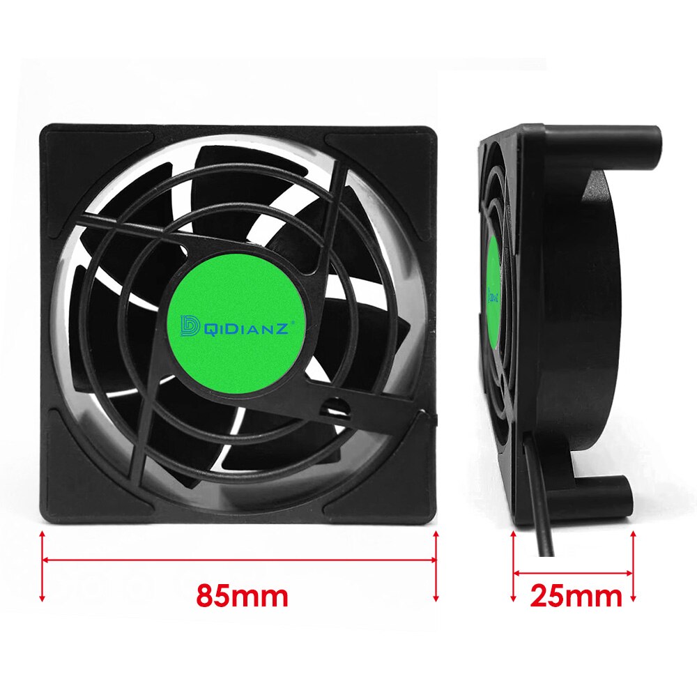 Usb Koelventilator Voor Android Tv Box Draadloze Stille Rustige Cooler Dc 5V Usb Power Radiator Mini Fan Voor h96MAX X96 T95 Set Top Box