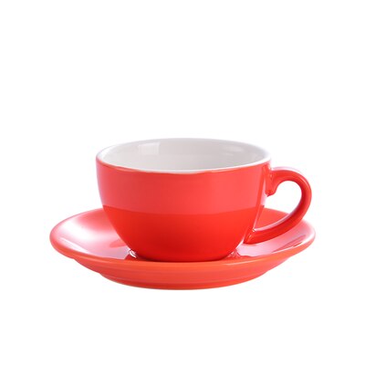 Mhv 200ml cappuccino latte farve glasur keramisk kaffekop køkken kontor cafe trække blomsterkop: 3