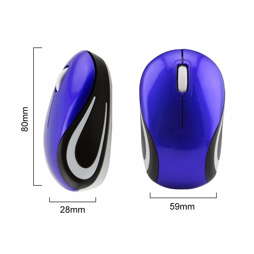 Mini ratón inalámbrico de 2,4 Ghz con rollo de pan al vapor de 1600DPI, ratón óptico para ordenador, ratón barato para juegos, para niños