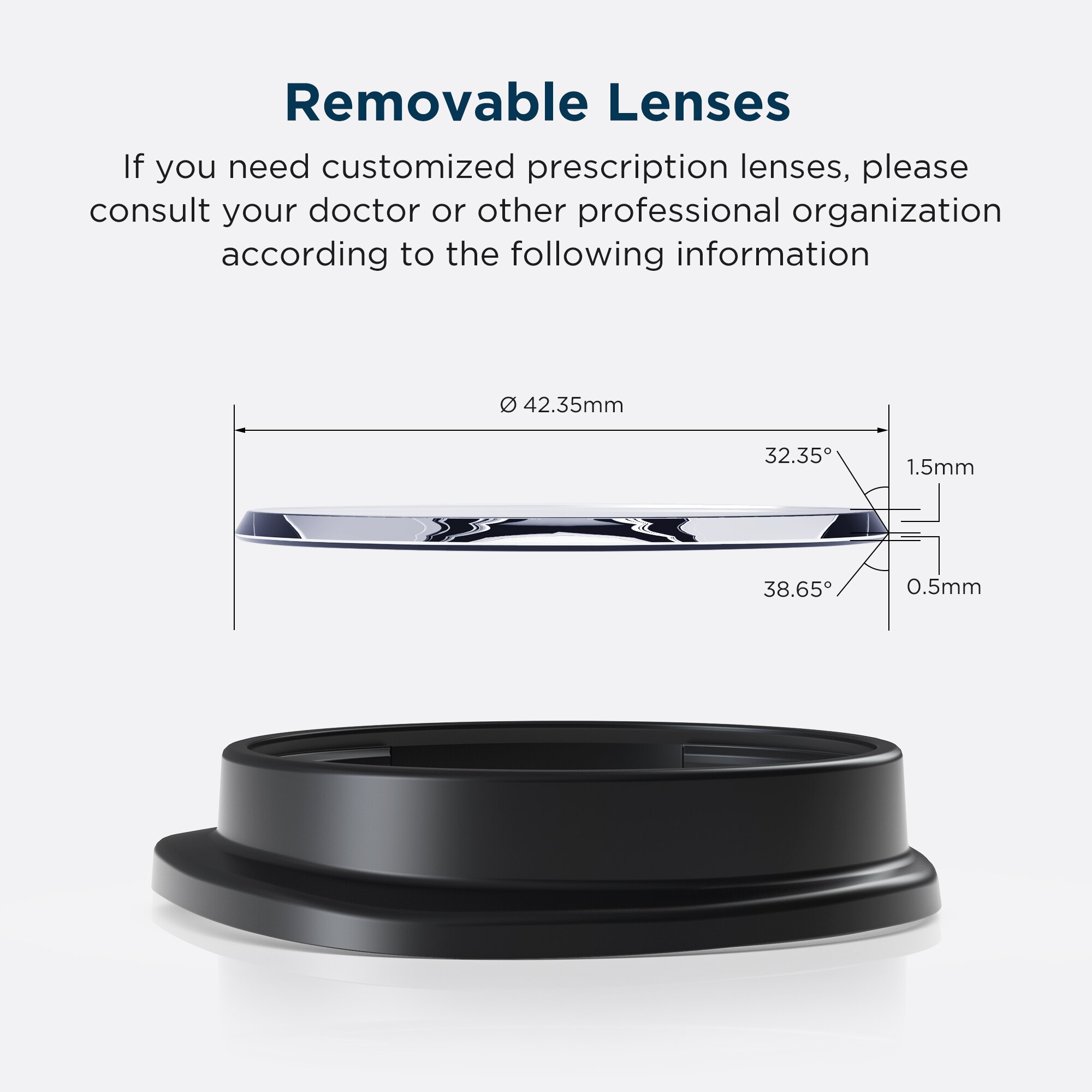 KIWI For Oculus Quest 2 VR Eyeglass Anti-Blue Lens Frame Quick Disassemble Clip Lens Protection For Quest 2 Accessories