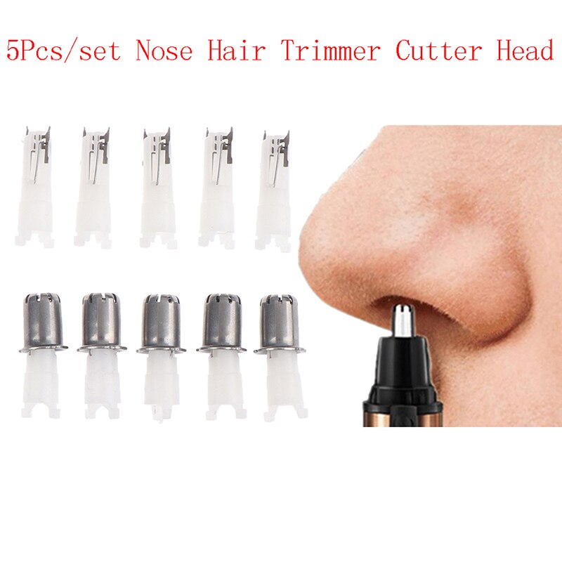 5PCS 3-in-1 Electric Shaver Razor Nose Trimmer Heads Nose Hair Cutter Nose Trimmer Replacement Head 22mm