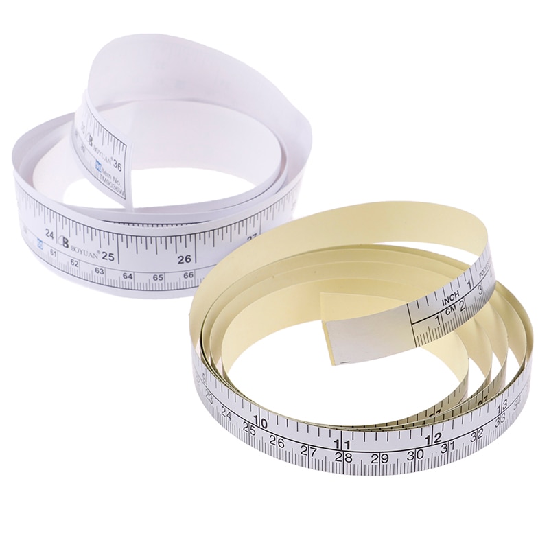 90/151CM Self Adhesive Metric Measure Tape Vinyl Ruler For Sewing Machine Sticker 1pc
