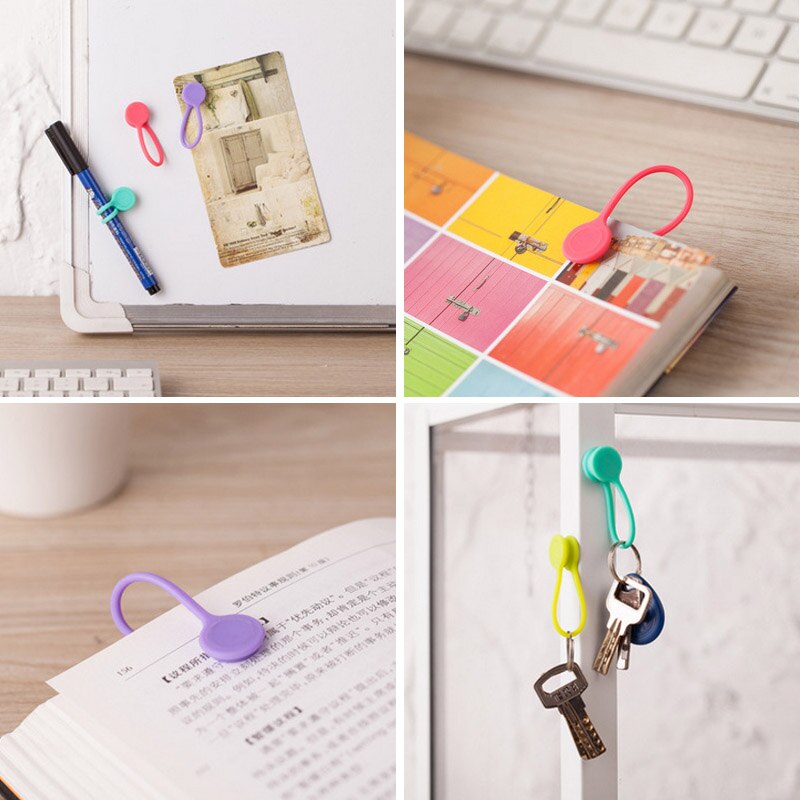 Multifunktions Kopfhörer Kabel Wickler Kabel Halfter Magnet Spule Wickler Naben Silikon 1Stck Headset Typ Kabel Draht Veranstalter
