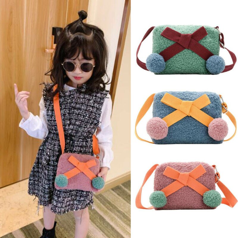 Sac à main à bandoulière pour enfants, sacoche princesse pour bébés, 3 couleurs,