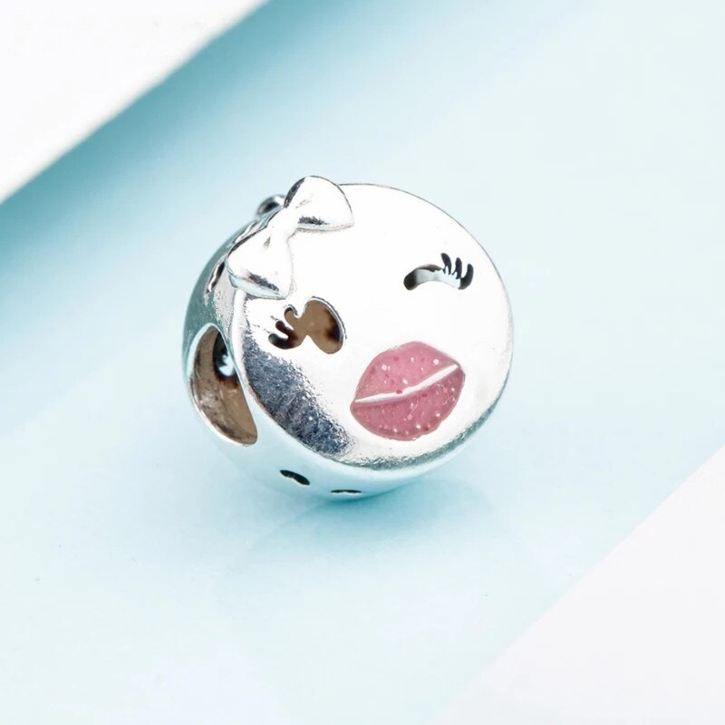 Spring Collection 925 Sterling Silver Women Charm Classic Jewelry Fine Heart Bella Box Pearl Bracelet Necklace: EN264