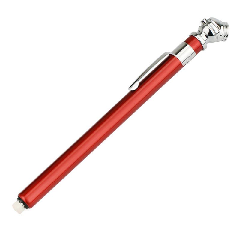 1PC Auto Vehicle Car Motorcycle Bike Tire Pressure Measure Gauge Pen Lightweight 50-350KPA RSI Aluminum Alloy ABS Pen Tire Gauge