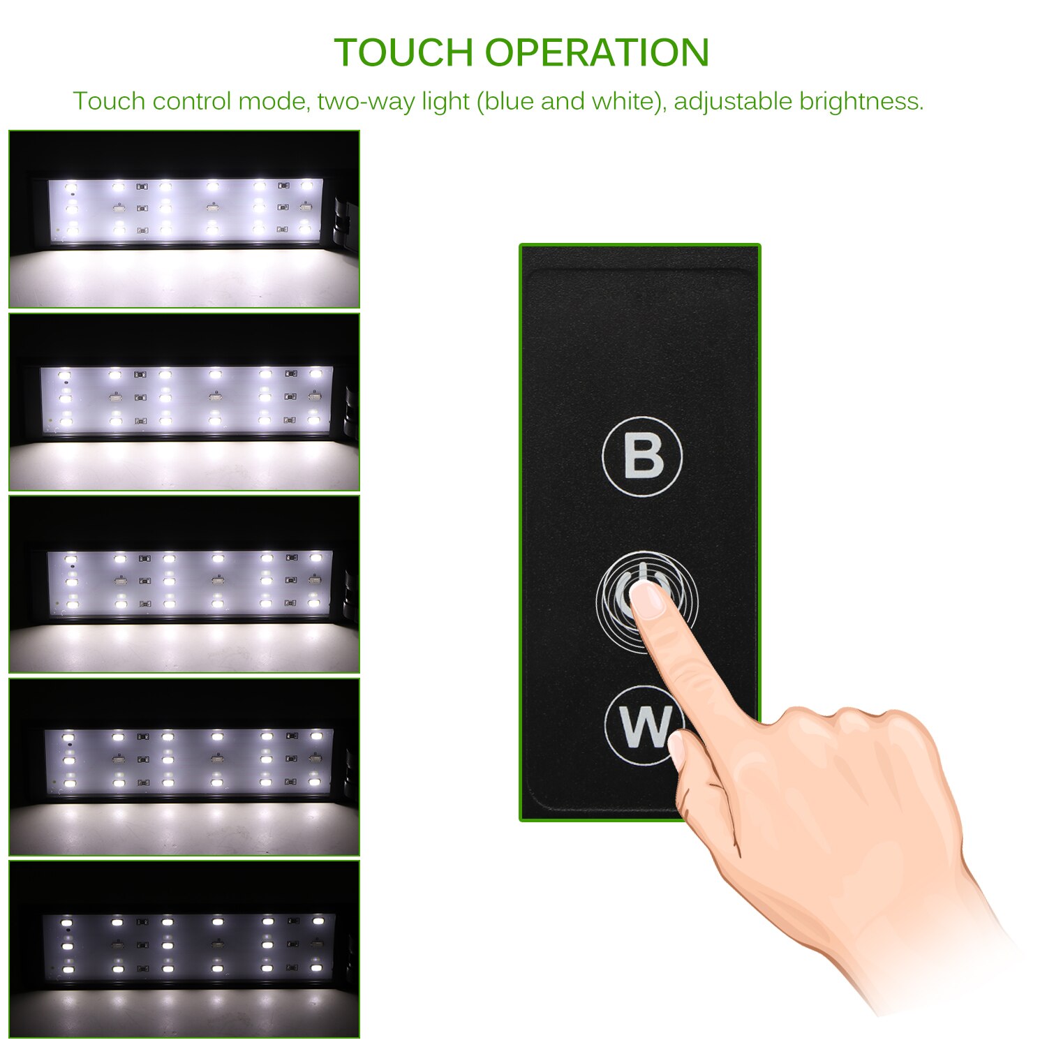 Clip Style Plant LED Light Mini Nano Clip Water Proof Aquarium Water Plant Fish Tank Commander Smart Controller