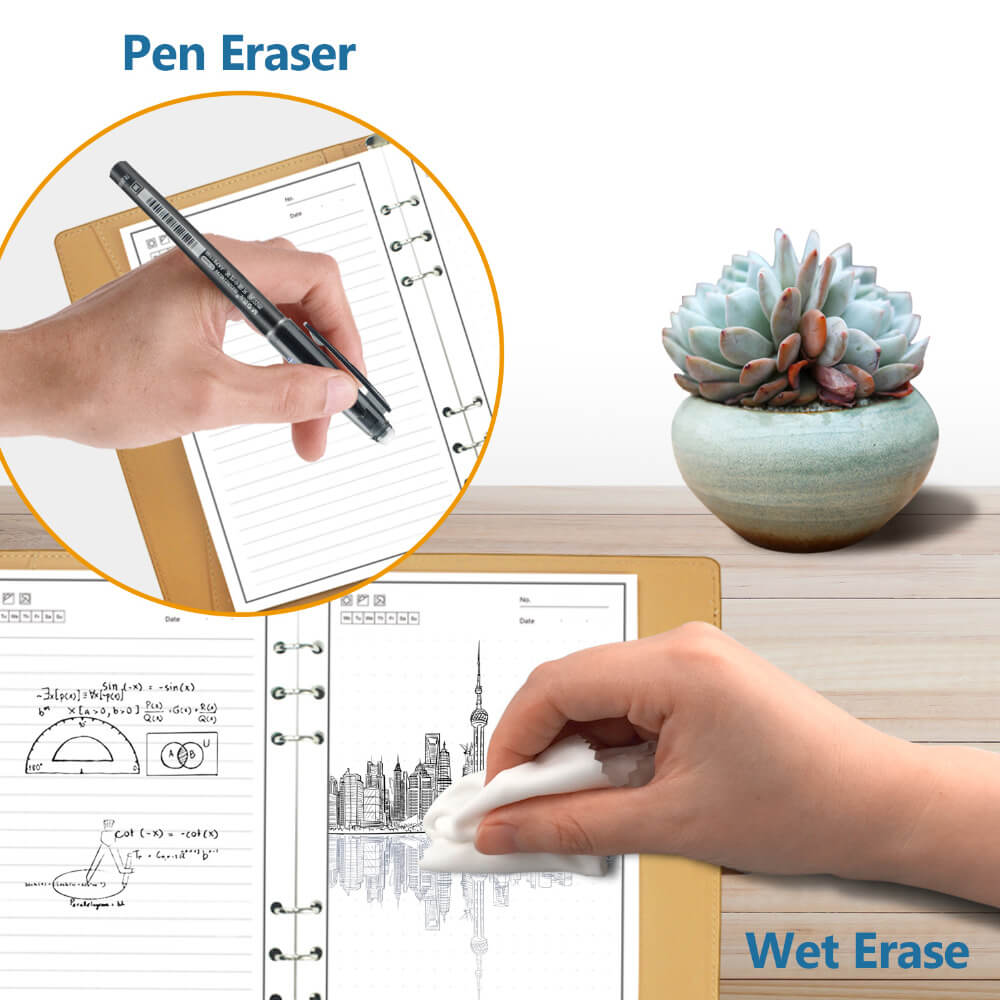Latest A5 Rewritable Waterproof Adult Notebook Smart Scanning Electron APP Sketch Painting Art Diary Notepad
