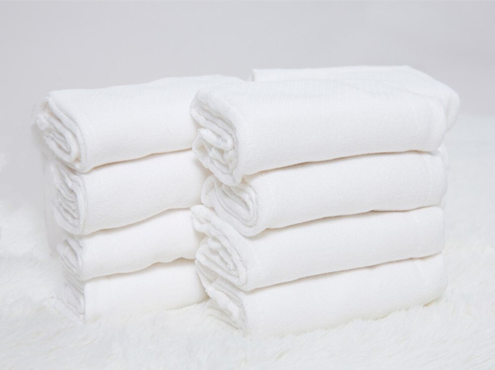 [Sigzagor]1 Vorfalz Tuch Windel Windel Einsatz Spucktuch Gepolsterte Einfügung Polyester Baumwolle Blick Musselin 49x3 5cm 19,3x13,8 in