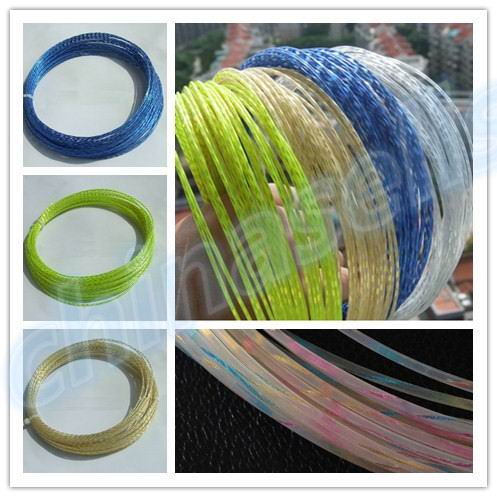 20 stk 12m ru 1.35mm titanium tennis string line krystal power tennisketcher strenge træning ketsjer string line