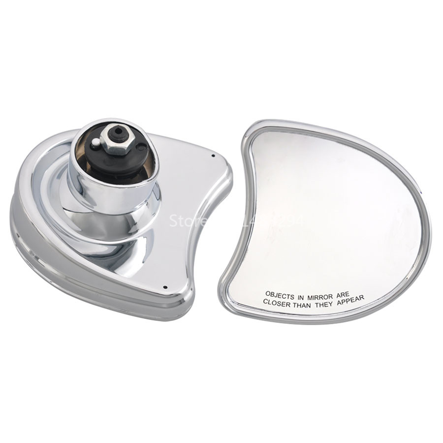 Rétroviseurs de montage de carénage de moto en Chrome Batwing, vue arrière latérale pour Harley Electra Street Glide 1996 –