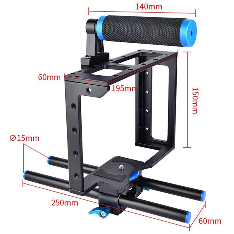 Camera Stand SLR Camera Rabbit Cage Handheld Camera Stabilizer Camera Rabbit Cage Bracket With Top Handle