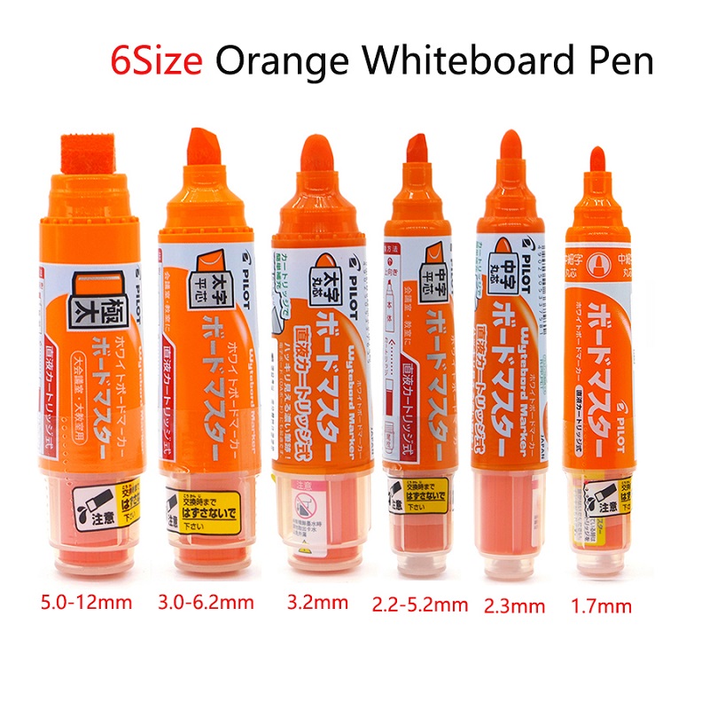 Pilot Whiteboard Pen Stationery Erasable Replaceable ink Refillable Markers 0.7/2.2-5.2/2.3/3.0-6.2/ 3.2/5.0-12mm Durable Tips: green