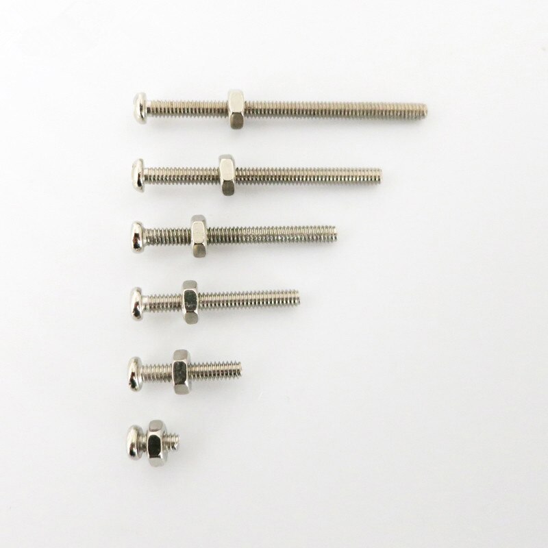 20mm m2 lange skruer, højstyrke bolt , m2 skruer bolt og møtrik, skrue model dragt (kun 20mm, andre led)