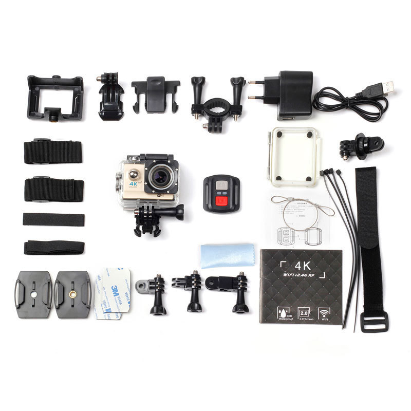 H16R Action Camera 4K WiFi Ultra HD 2.0" 170D Underwater go Waterproof pro Helmet Video Recording Cameras Sport Mini Cam