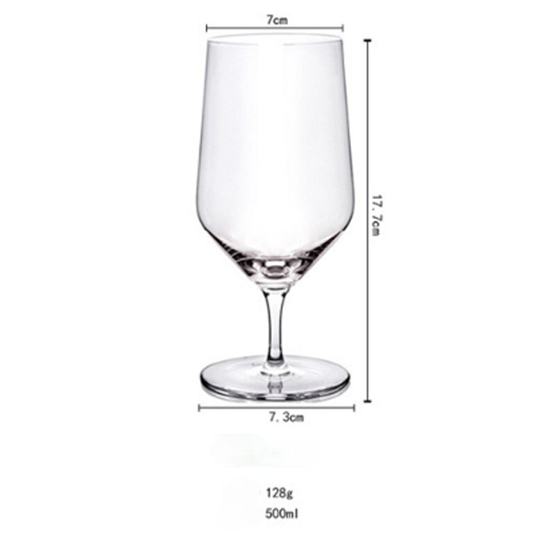 Bicchieri da vino in cristallo in stile europeo calice di Brandy bicchiere da Tequila colpi bicchieri da Cocktail bicchiere da cucina Bar da pranzo: 500ml