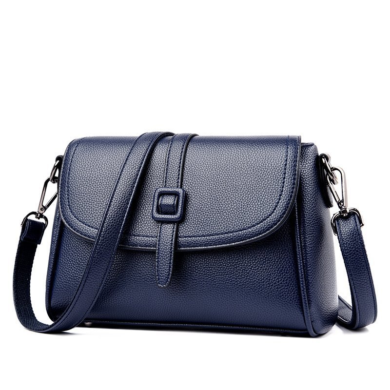 2 PCS Luxury Handbags Women Shoulder Bags Designer PU Leather Crossbody Bag Bolsos Femenina