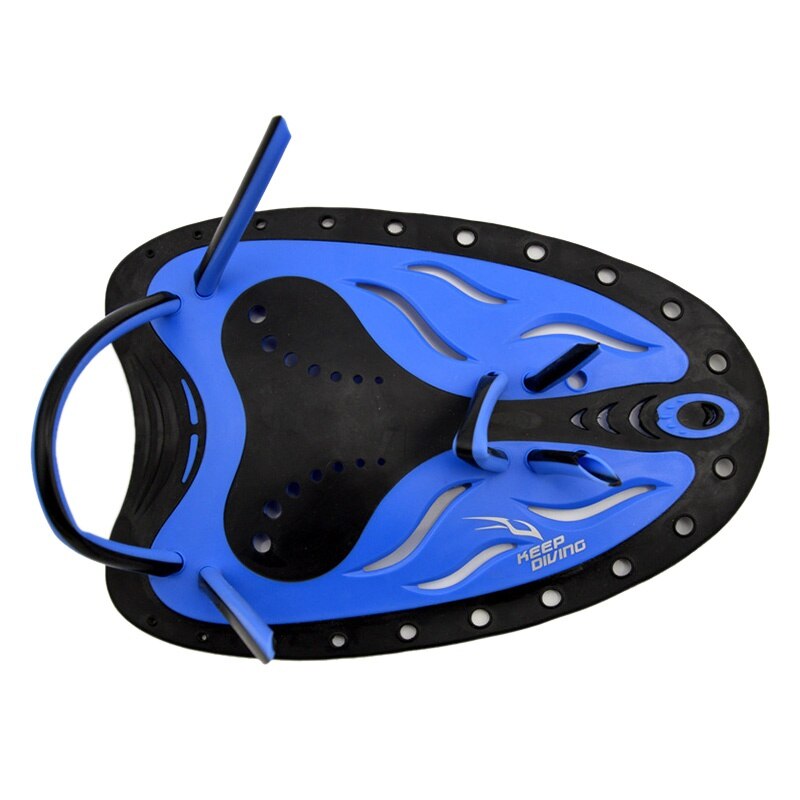 ! Swming palas entrenamiento ajustable de silicona mano Webbed guantes Padel aletas Swming Gear Rn: Azul / S