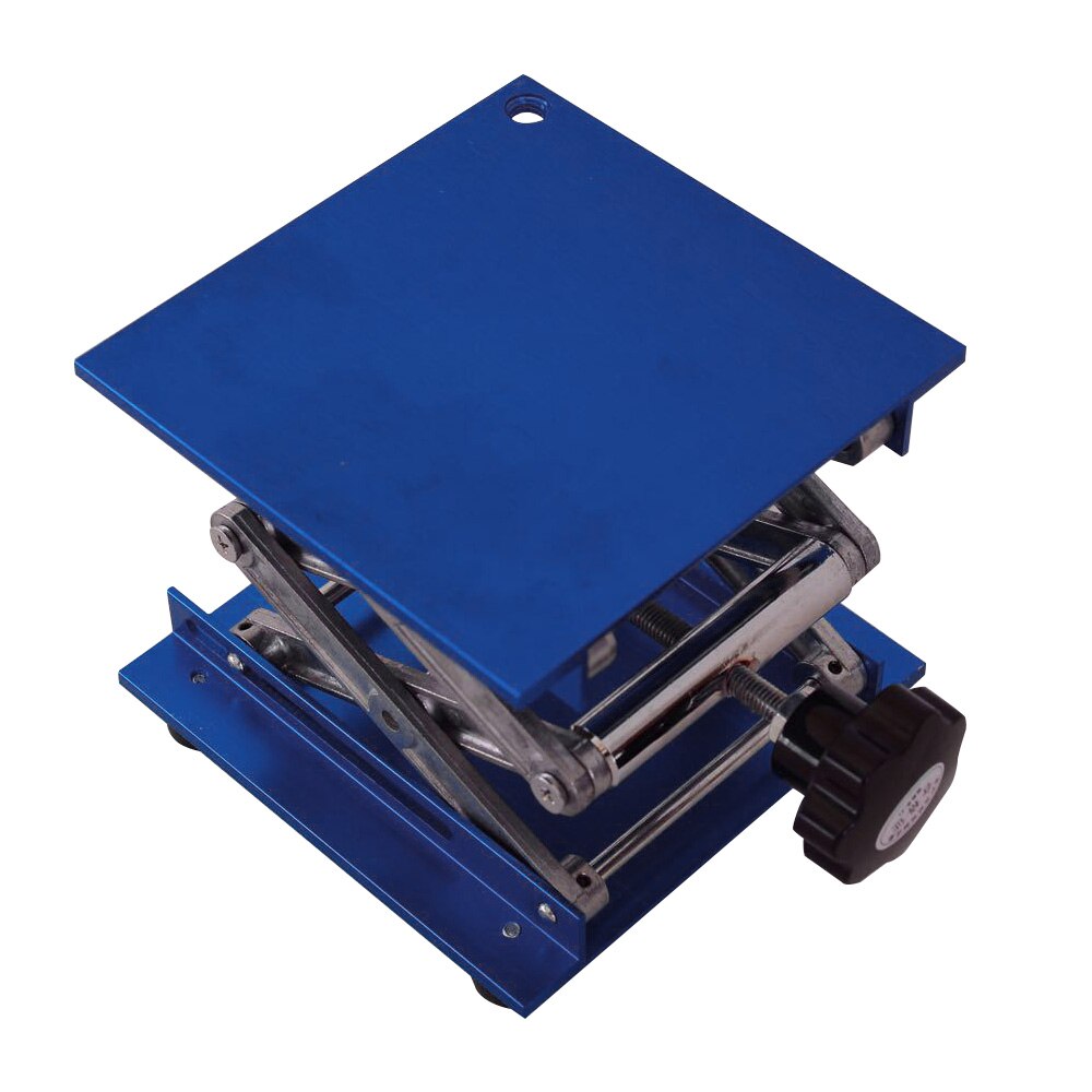 Aluminium router løftebord træbearbejdning gravering lab løftestativ rack lift platform træbearbejdning bænke lab-lift løfter 4 " x4 "