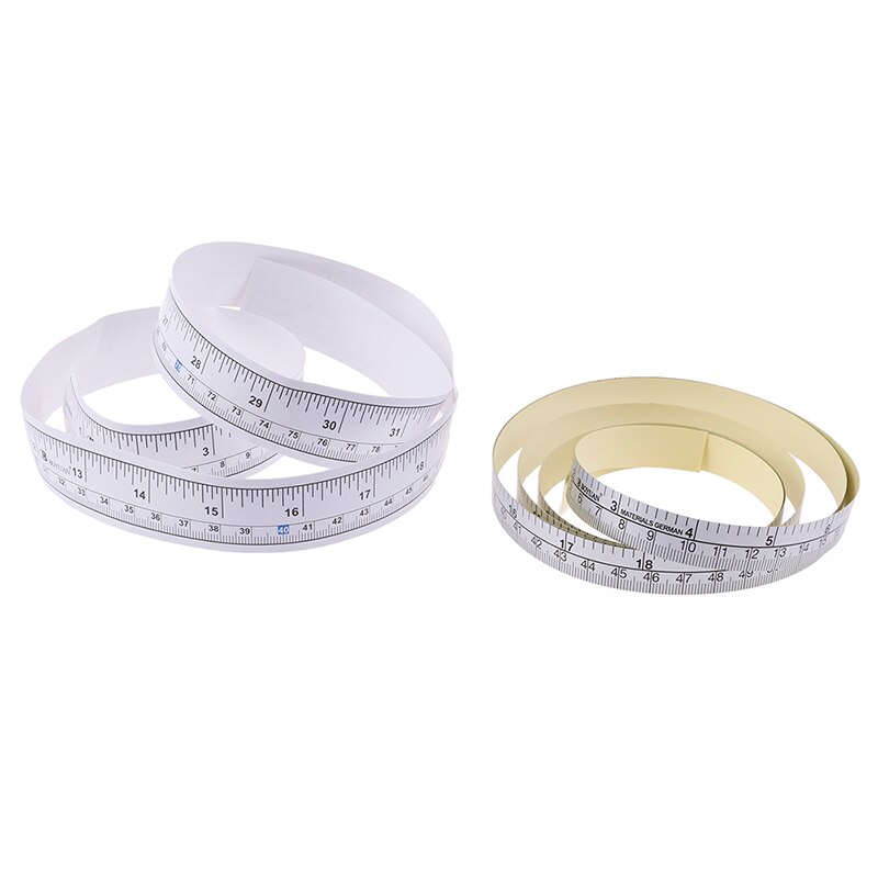 Self Adhesive Metric Measure Tape Vinyl Ruler For Sewing Machine Sticker Adhesive Measure Tape 90/151cm