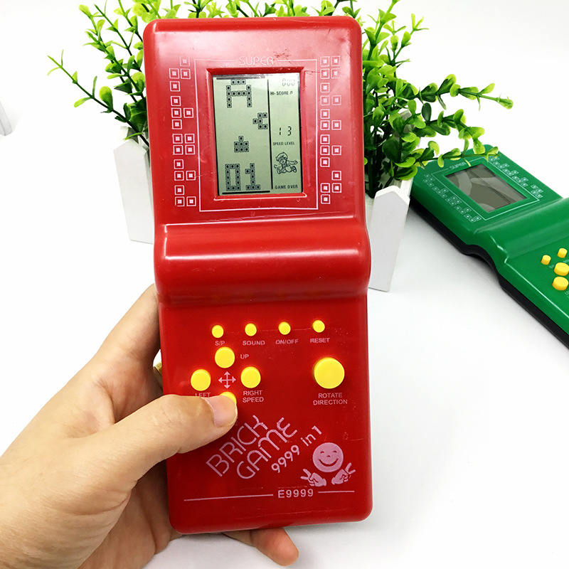 Classique Tetris jeu lecteur électronique enfants jouets éducatifs intégré 23 jeux brique jeu réservoirs guerre rétro Puzzle jouet