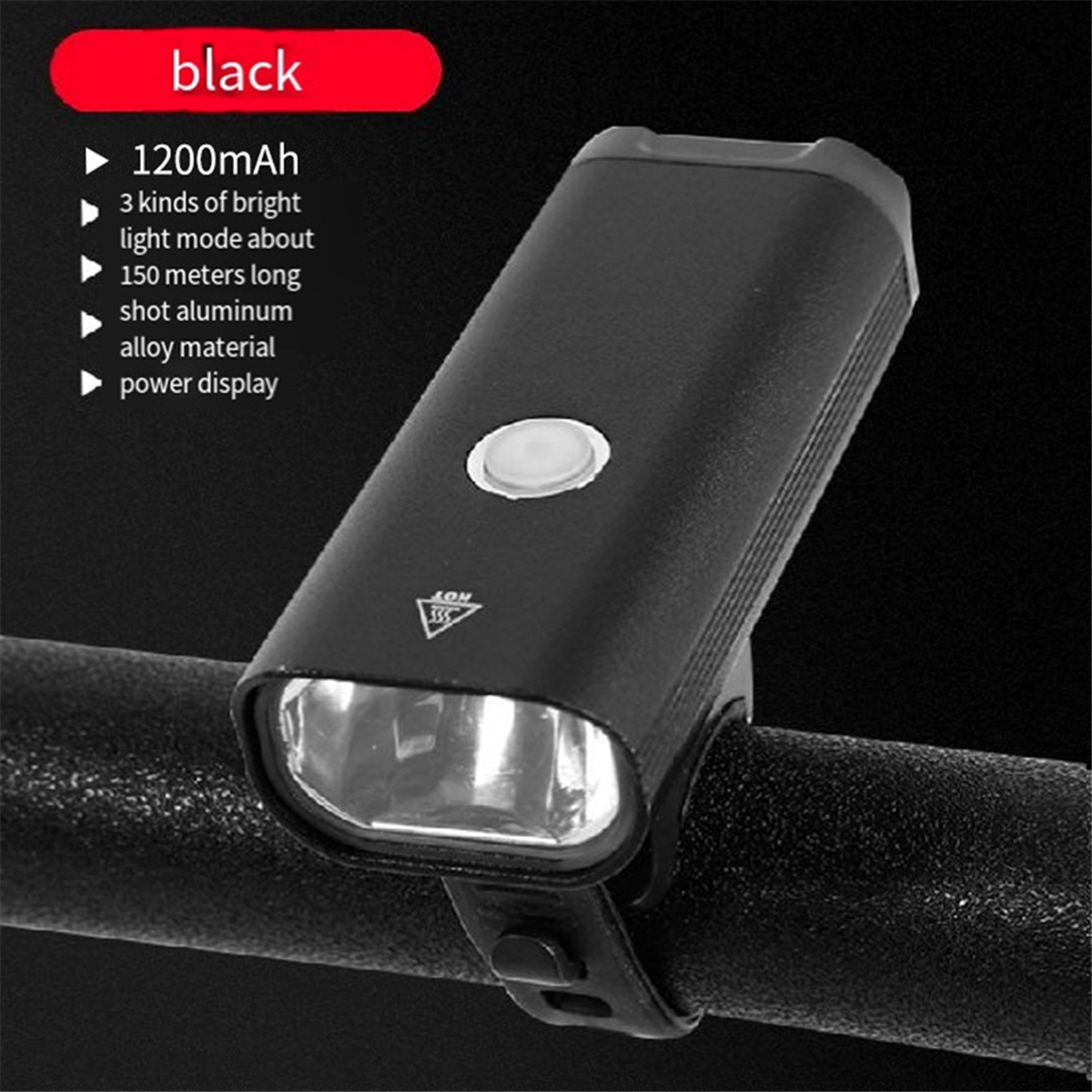 Fietskoplamp 5W Mountainbike 1200mAh Aluminium koplamp Fietsen Verlichting Koplamp