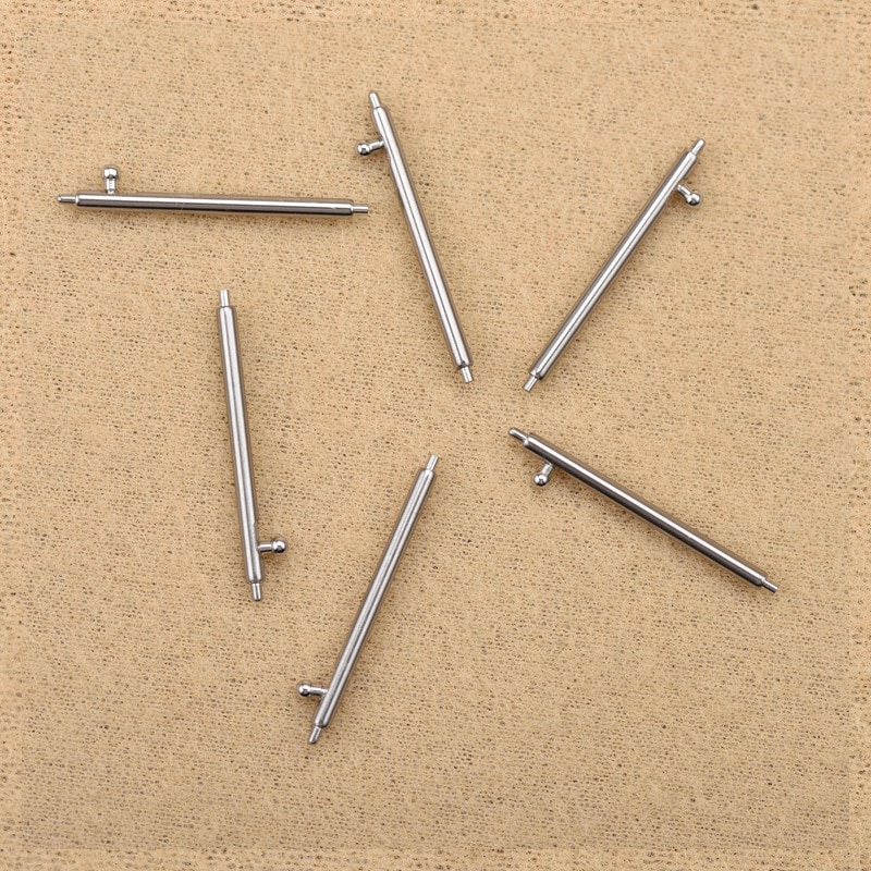 10pcs/lot Stainless Steel Switch Spring bar 1.8mm 18mm 20mm 21mm 22mm 23mm Qucik Release Watch Strap Spring bar Part for Gear S3