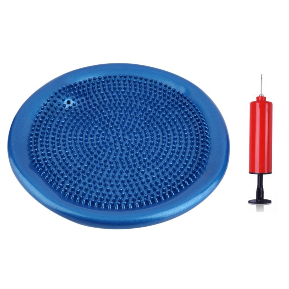 Stability Disc Balance Yoga Pad Anti-riot Balanced Yoga Massage Plate Gym exercise Wobble Cushion Ankle Knee Board With Pump
