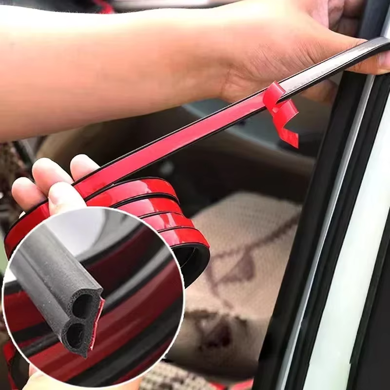 Autodeur Geluiddichte Anti-stof Afdichting Strip Autodeur Afdichting Strip Universele Geluidsisolatie Epdm Truck Auto Rubber Waterdichte Afdichtingen