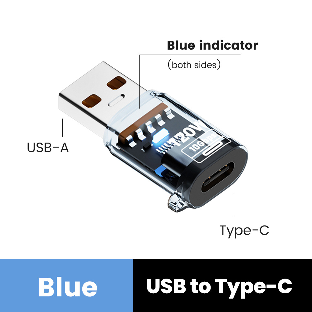 adapter USB C OTG 120W Typ C robić USB przenosić Danych Ładowanie adapter 10Gbps USB Żeńnarty robić Typu C Męnarty Złącze dla IPhone 16 15: Srebrny