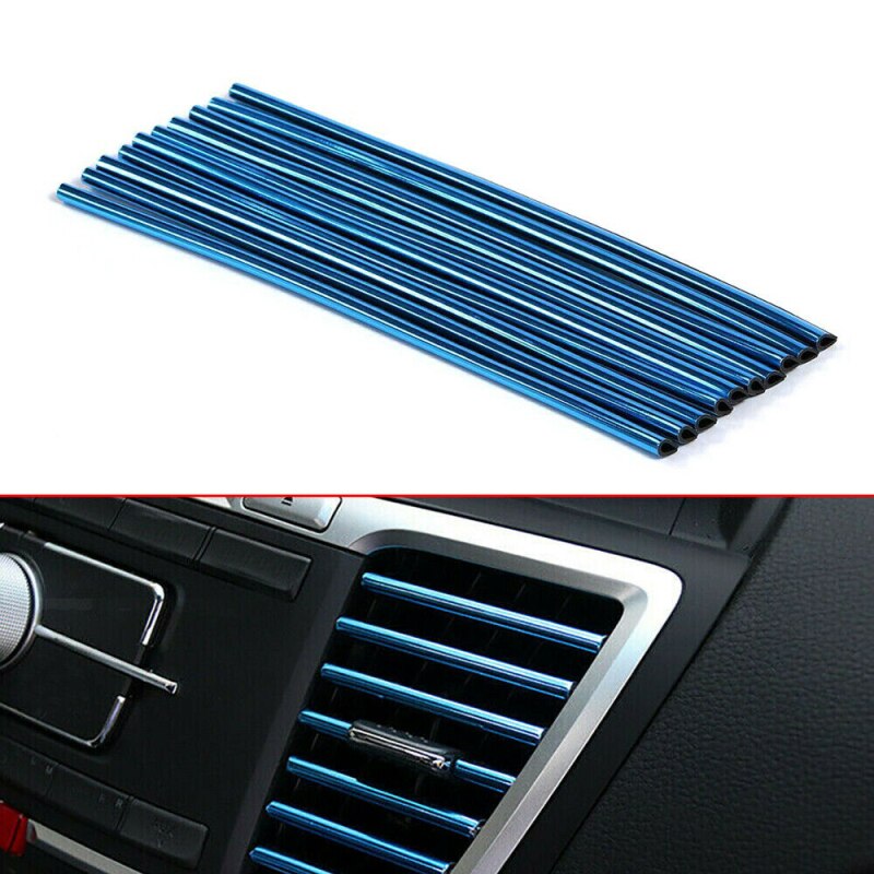 10 teile/satz Auto Styling Innen Außen Dekoration Streifen Formteil trimmen-Armaturenbrett Tür Rand Universal- Für Autos Auto Zubehör: 7