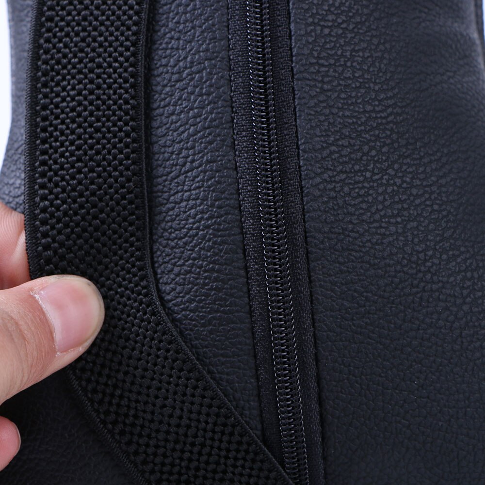 Almohada de cuero para el cuello del coche, reposacabezas transpirable, accesorios para la mayoría de los coches