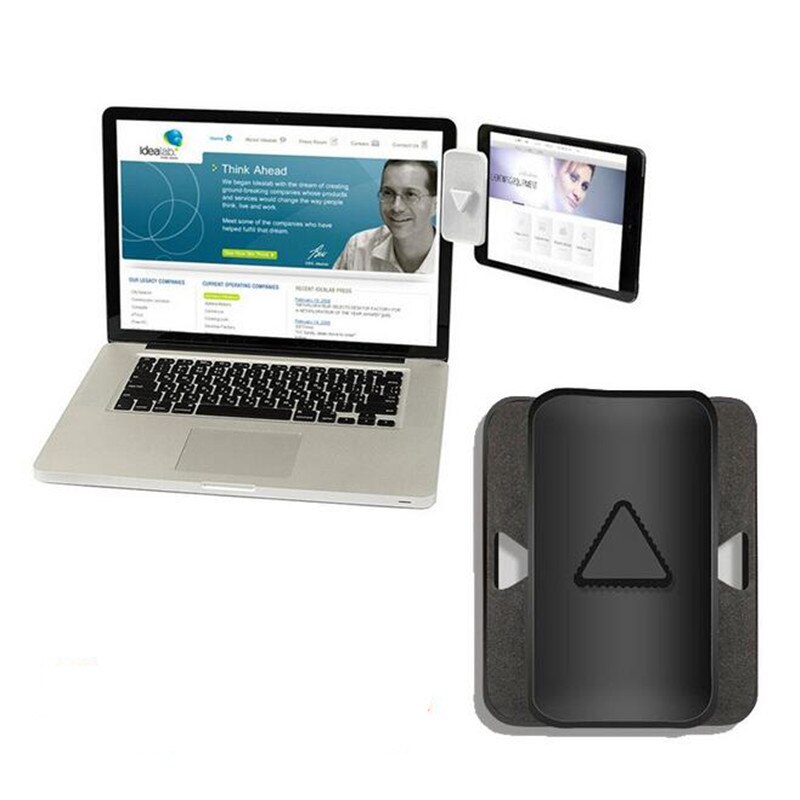 Dobbel/ trippel skjermklips stativ bærbar montering klipp nettbrett telefon kobler brakett holder til ipad multi -skjerm støtte alle skjermer
