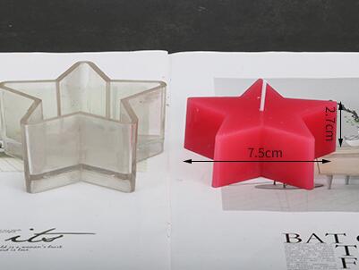 Pentagram hexagon shape candle molds handmade velas multi size candle moulds manual candle form for home ornament lz46: candle mold2