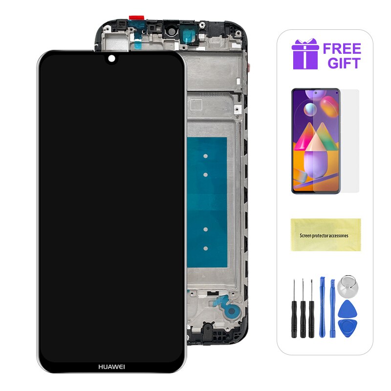Écran tactile LCD, pièces de rechange, pour Huawei Y6 LX1 LX3 LX1N, Original: Black No Frame