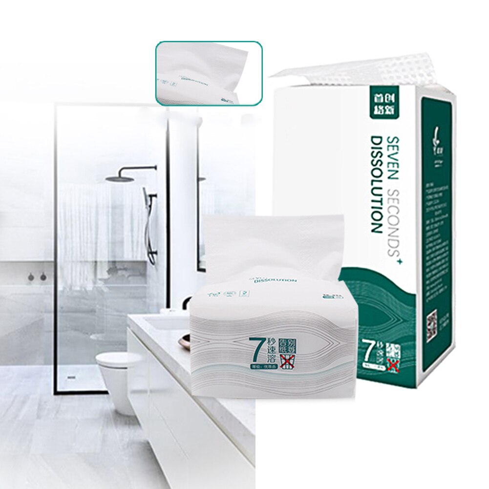 Clean Soft Paper Extraction Tissue Wood Pulp Paper 150 Pumping 3-ply for Home Office Toilet @LS