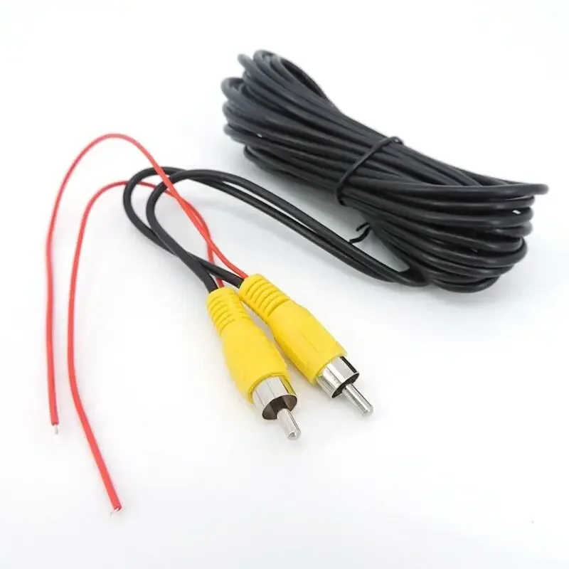 Câble RCA mâle pour caméra de recul de voiture, 6/10/15m, câble d'extension pour moniteur AV