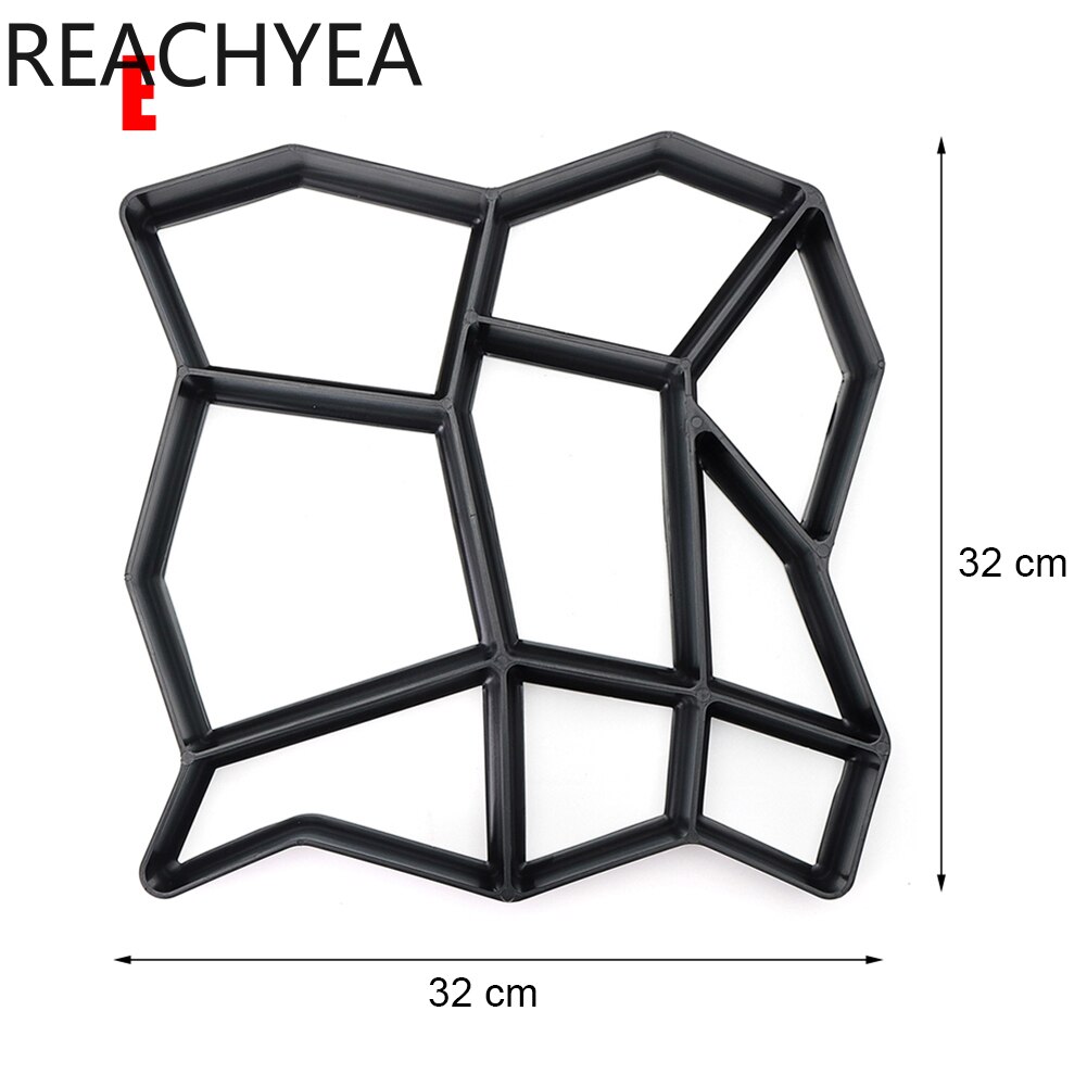 Path Maker Mold Reusable Concrete Cement Stone Paver Walk Mould DIY Brick