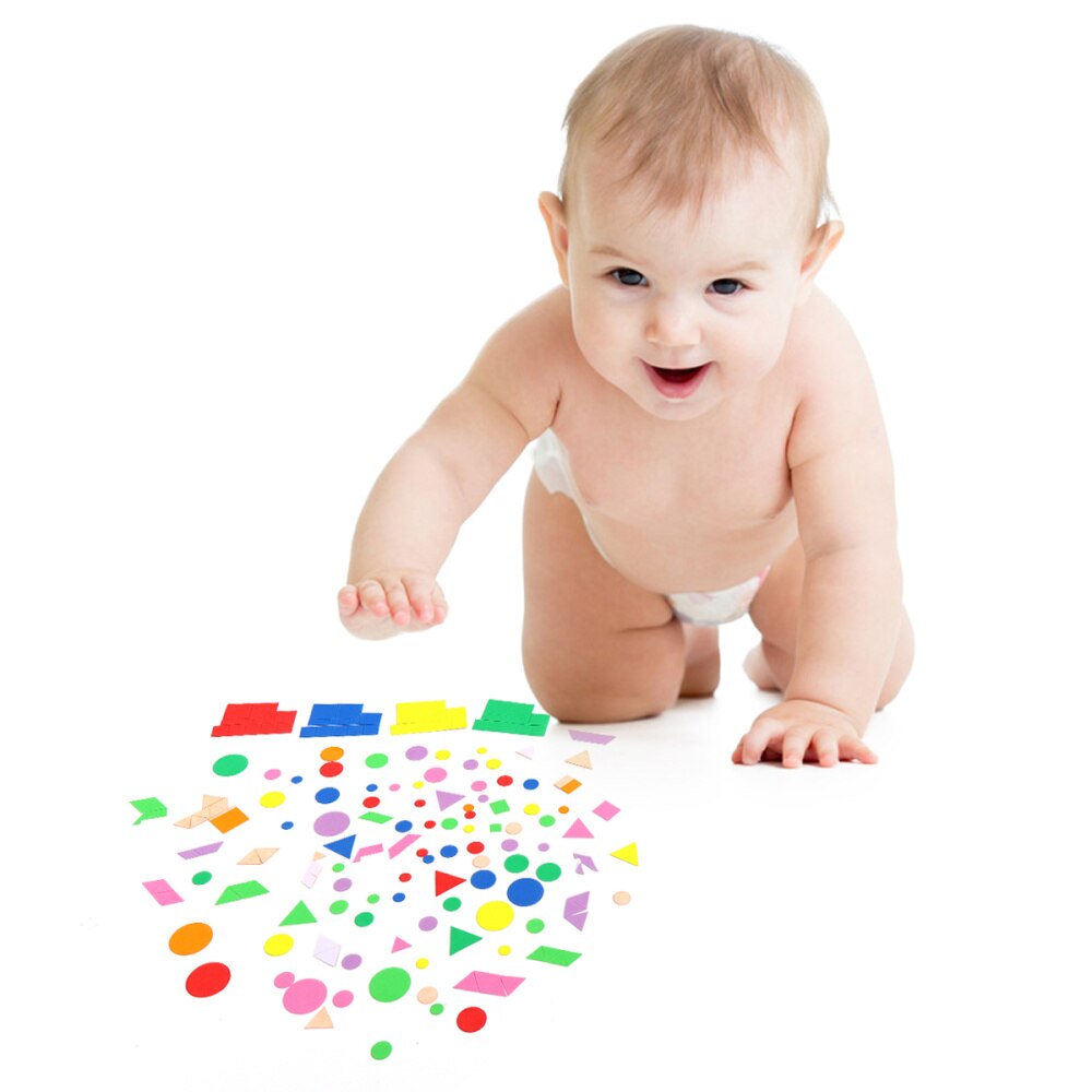 1000 Pcs Eva Foam Stickers Zelfklevende Diy Kleuterschool Pasta Muur Decor Voor Kinderen Kids (Willekeurige Stijl)