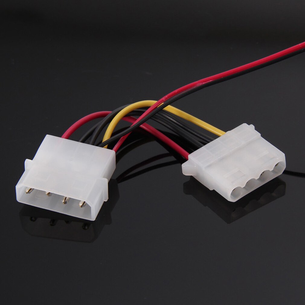 PC Computer Fan Quad 4 LED Light 120mm PC Computer Case Cooling Fan Mod Quiet Molex Connector Easy Installed Fan 12V